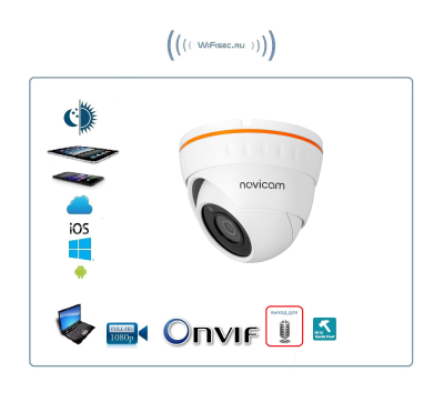 Novicam антивандальная уличная IP камера BASIC 37 3Мп ver.1479 встроенное ночное видение, канал для подключения внешнего микрофона, варифокальный объектив 2.8~12 мм мм. (горизонталь 94°~32°, вертикаль 50°~18°) 3 Мп (IPEYE)