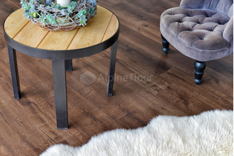 Каменно-полимерная плитка Alpine Floor Real Wood ECO 2-2 Дуб Мокка
