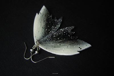 "В сумерках", волшебные серьги из серии крылышек Туманной феи