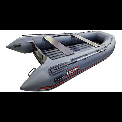 Моторная лодка Хантер 360 А серый справа сзади
