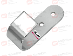 JOK-33 Держатель вертикальной панели стальной системы Joker-Uno d=25 мм, цвет: хром