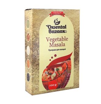 Смесь специй Vegetable Masala для овощей Shri Ganga, 100 гр