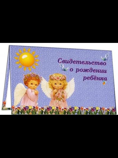 Папка &quot;Свидетельство о рождении&quot;, МИКС (старый формат)