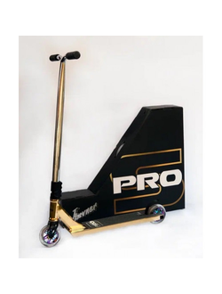 Трюковой самокат Haevner S-PRO золотой хром