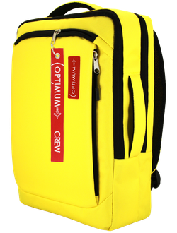 Рюкзак сумка для ноутбука 15.6 - 17.3 дюймов Optimum, желтый