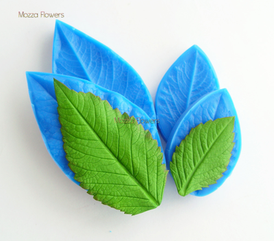 "Лист георгина" Силиконовый молд  (вайнер)