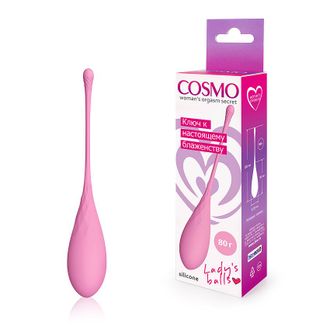 Нежно-розовый вагинальный шарик со шнурком Производитель: Bior toys, Россия