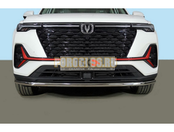 Защита передняя нижняя 42,4 мм ТСС для Changan CS35 plus 2WD 1.5T 2023-
