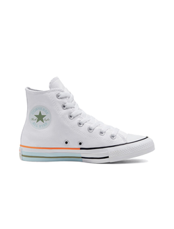Кеды Converse Chuck Taylor All Star белые высокие 167751C