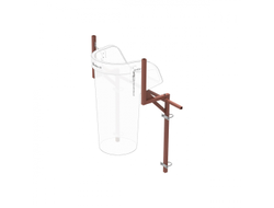 Кронштейн крепление к лесам для мусоросбросов