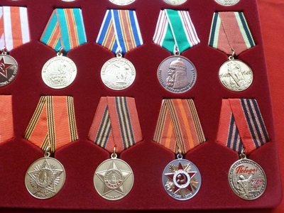 "Медали СССР в планшете" 4-я часть. Муляжи высокого качества!