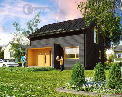 ДЖ-17 ЖИЛОЙ ДОМ: ГАБАРИТНЫЕ РАЗМЕРЫ: (8.5Х7.5М) 1,5 ЭТАЖА, ОБЩАЯ ПЛОЩАДЬ: 127.5М²