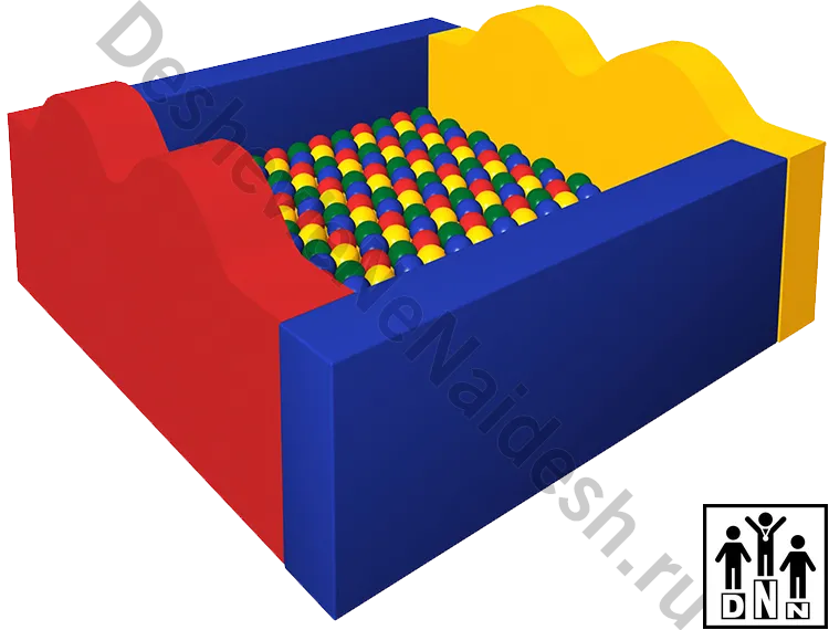 Сухой бассейн с шариками «Ручеёк»