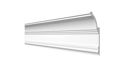 Потолочный плинтус DECOR-DIZAYN DD517, из дюрополимера, под покраску, ударопрочный, 2 метра