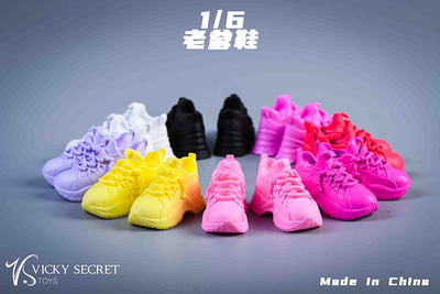 Женские кроссовки (черные) 1/6 Street shoes (21XG73A) - VSTOYS