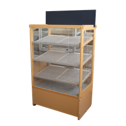 Хлебная витрина с полками и стеклом для магазина