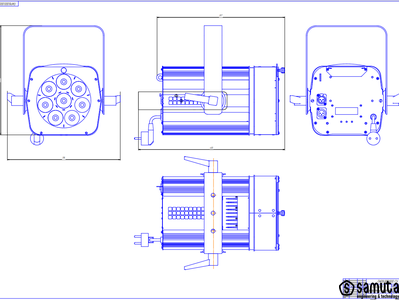 Технический габаритный чертеж на заказ