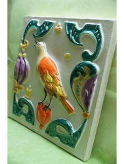 Соловей свободы (фасадный изразец)