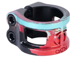 Купить зажим OATH CAGE V2 (BLACK/TEAL/RED) для трюковых самокатов в Иркутске