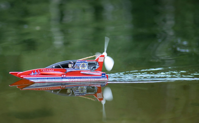 Резиномоторная модель аэроскутера Торнадо 2.0 в действии.