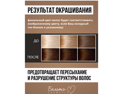 Стойкая Крем-краска для волос Аммиачная тон 7.3 Золотисто-Русый Белита-М Hair Happiness