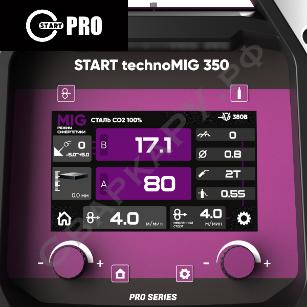 Полуавтомат для MIG/MAG сварки Старт technoMIG 350