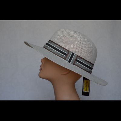 Шляпа из бумаги Италия Hatyou 0498 белая