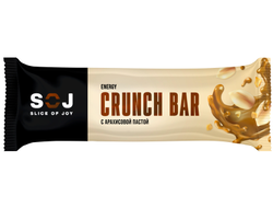 Батончик SOJ CRUNCH BAR с арахисовой пастой 40гр (20)*4