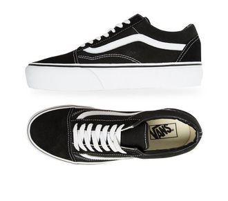 Кеды Vans Old Skool Platform Black/White