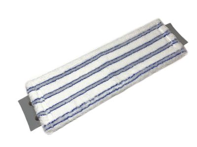 МОП плоский 46 см микрофибра+синий абразив (крепление кнопки) Россия