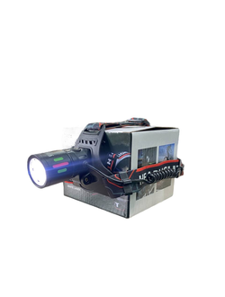 Фонарь налобный #SY-8083 комплект: фонарь, 2 акум. бат, зарядный шнур (холодный свет)