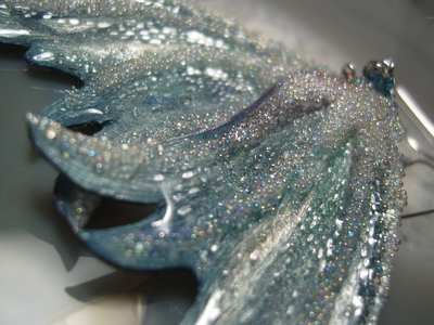 Волшебные серьги "Крылышки Морозной Феи"