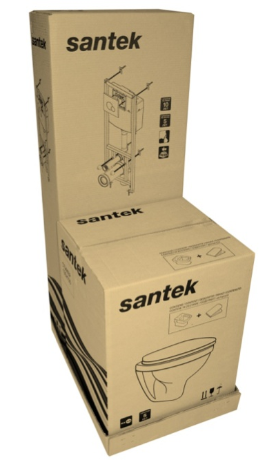 Комплект Santek Нео 1WH501543 кнопка хром