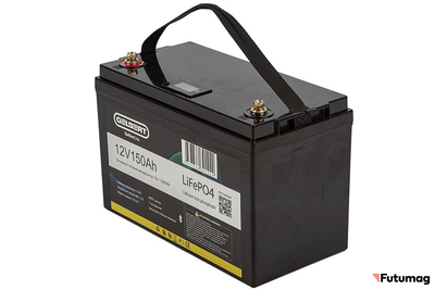 Литиевый тяговый аккумулятор Gelbert LiFePO4 (12V/150Ah/150А/1,800Wh) [6-EVF-150] Bluetooth