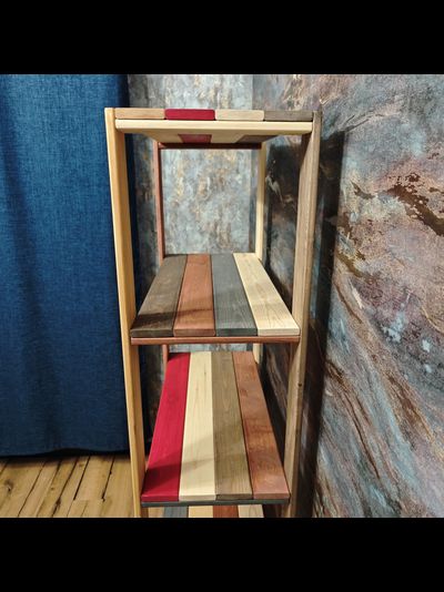 Стеллаж деревянный &quot;Амбарные доски&quot; 180-40-80