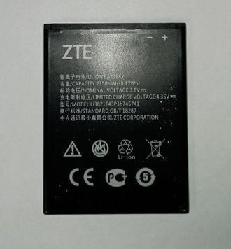 АКБ для ZTE Blade L5, L5 Plus (Li3821T43P3h745741) (комиссионный товар)