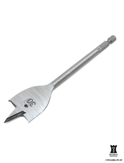 Сверло перьевое по дереву 30х150