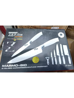 Набор ножей 6 предметов с кухонным топором