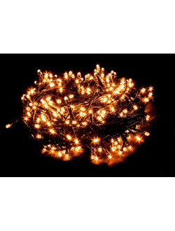 Гирлянда линейная светодиодная 40метров теплый цвет.