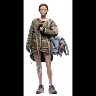 Городская девчонка Мю - Коллекционная фигурка 1/6 City Series NO.1 City girl Mu (CG001-A) - Mr.Z