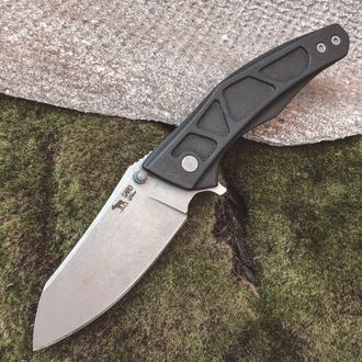 Складной нож Багира Folds (сталь Bohler K110, черный G10)