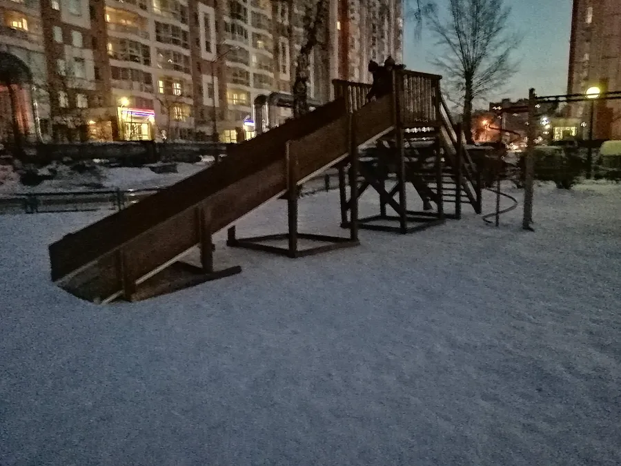 Зимняя горка Максон 2000, пер. Овражный, Томск