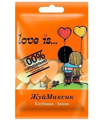 Мармелад LOVE IS ЖуйМиксик Клубника Банан (Турция)