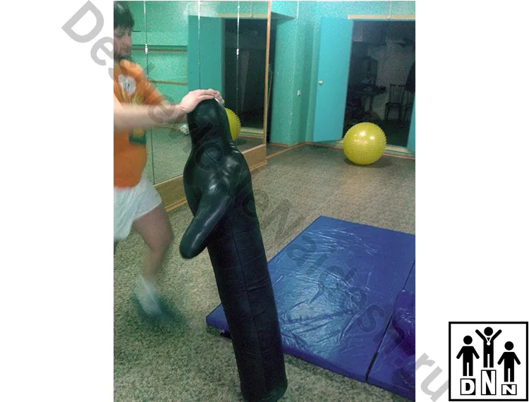 борцовский тренировочный натуральная кожа одноногий