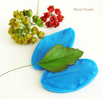 "Лист пузыреплодника" Силиконовый молд  (вайнер)