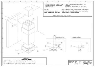 Дровяной камин BOLEY 85 стальной