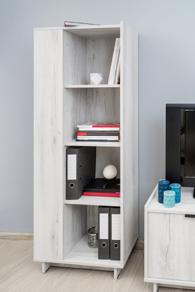 Гостиная ФЛЕКС - ФЛЕКС 26 Стеллаж боковой Дуб Шавиниган