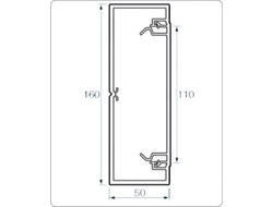 Кабельный канал Metra 160х50 мм