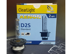 Лампа автомобильная ксеноновая ClearLight LCL D2S 430-STD 12V 35W P32d-2 2 шт.