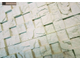 Декоративный камень под сланец Kamastone Шахматы 3Д мозаика 0912, светло-зеленый